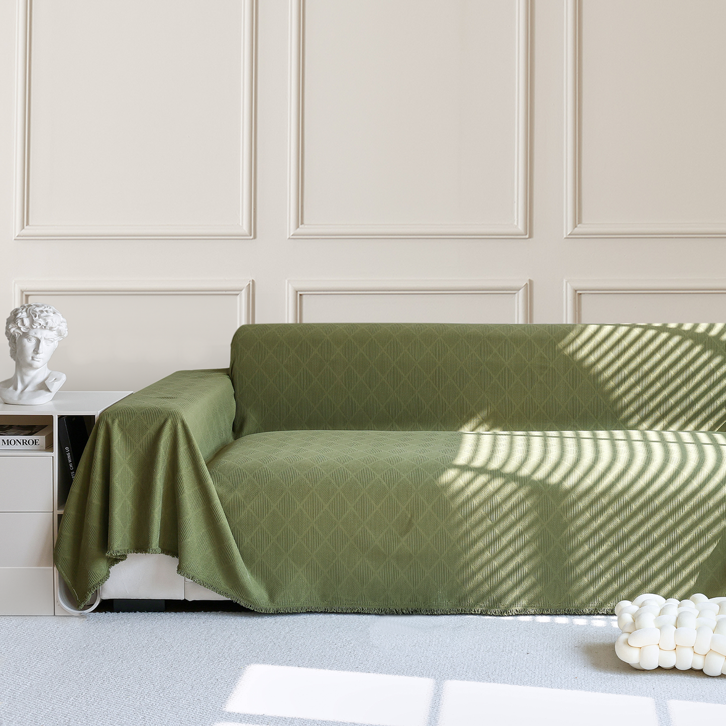 Copridivano con Eleganza Segreta e Design Raffinato, Perfetto per Ambienti Ricercati e Accoglienti