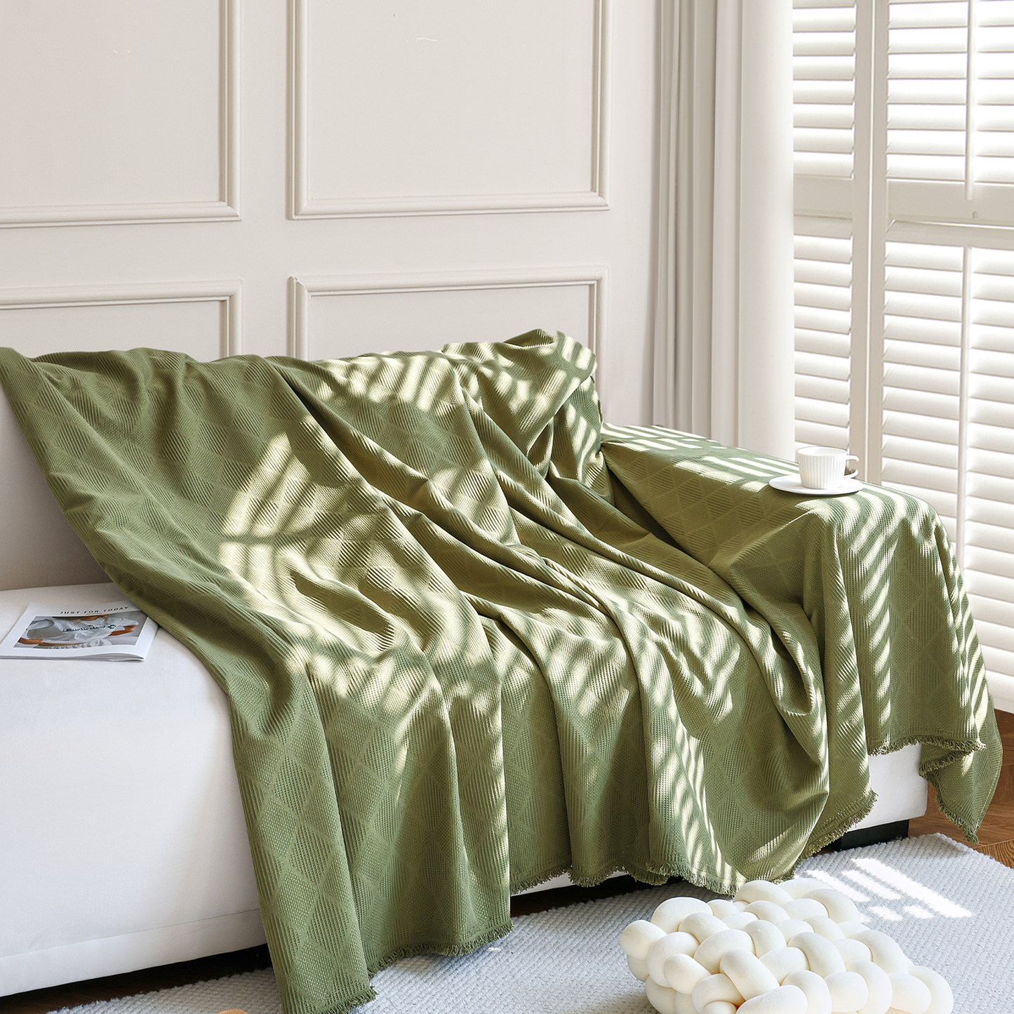 Copridivano con Eleganza Segreta e Design Raffinato, Perfetto per Ambienti Ricercati e Accoglienti