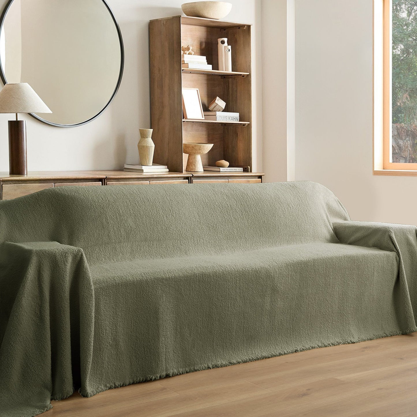 Copridivano Invernale con Effetto Pile, Accogliente e Caldo per Serate di Relax in Casa