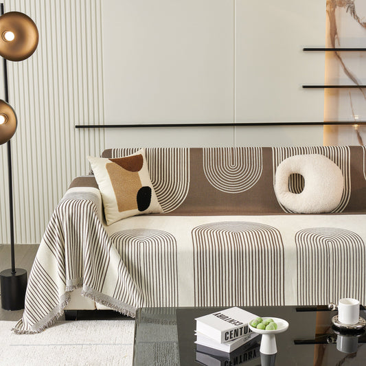 Copridivano in Stile Curvo con Comfort Ottimale e Vestibilità Perfetta