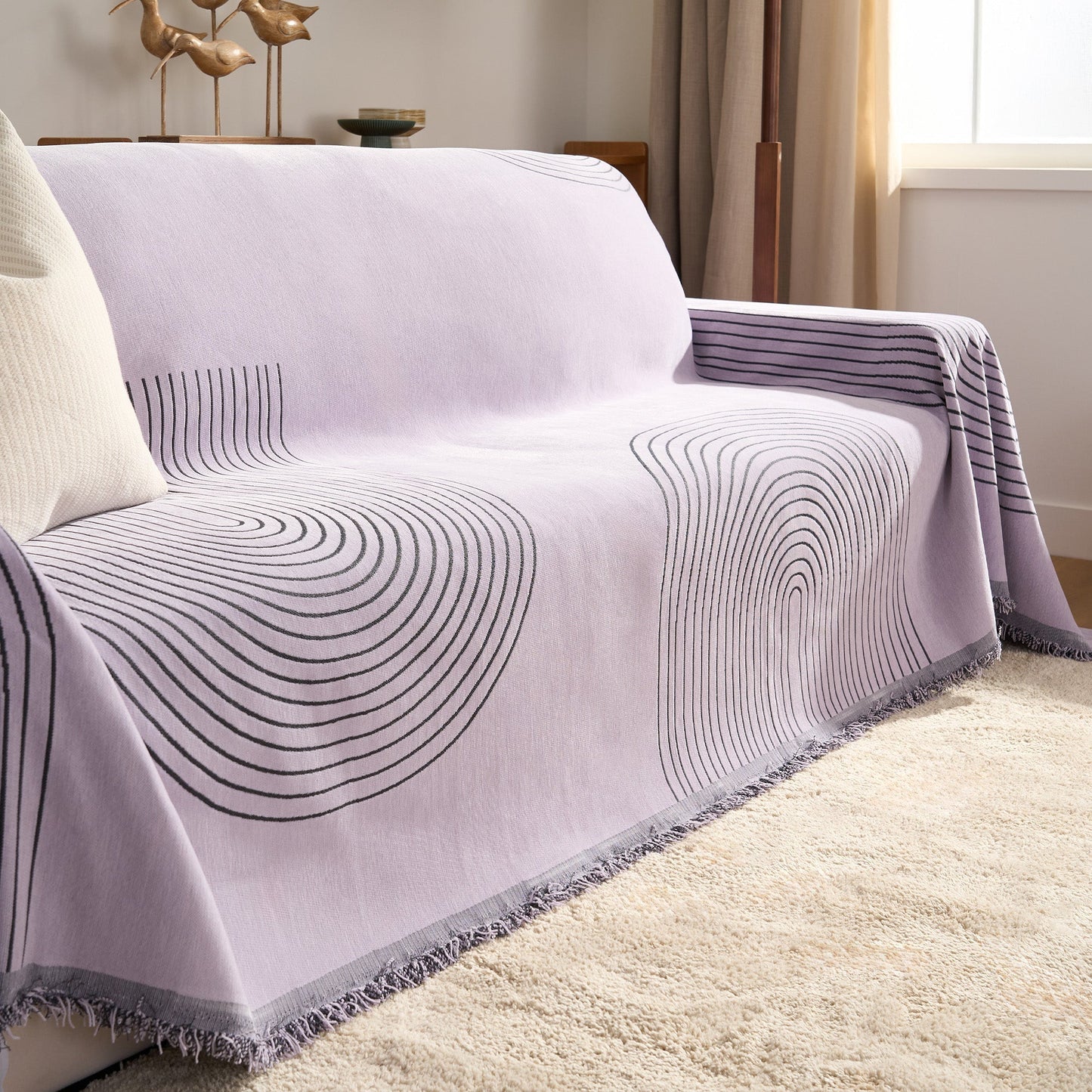 Copridivano Reversibile in Tessuto Confortevole con Design Funzionale e Look Versatile