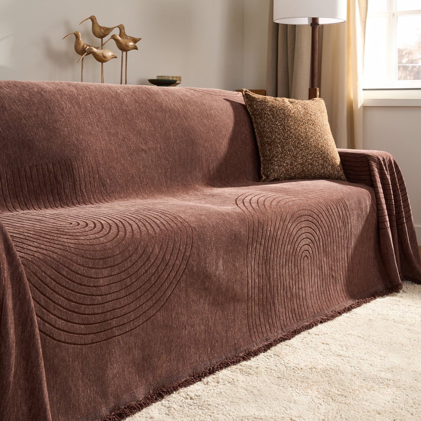 Copridivano Reversibile in Tessuto Confortevole con Design Funzionale e Look Versatile