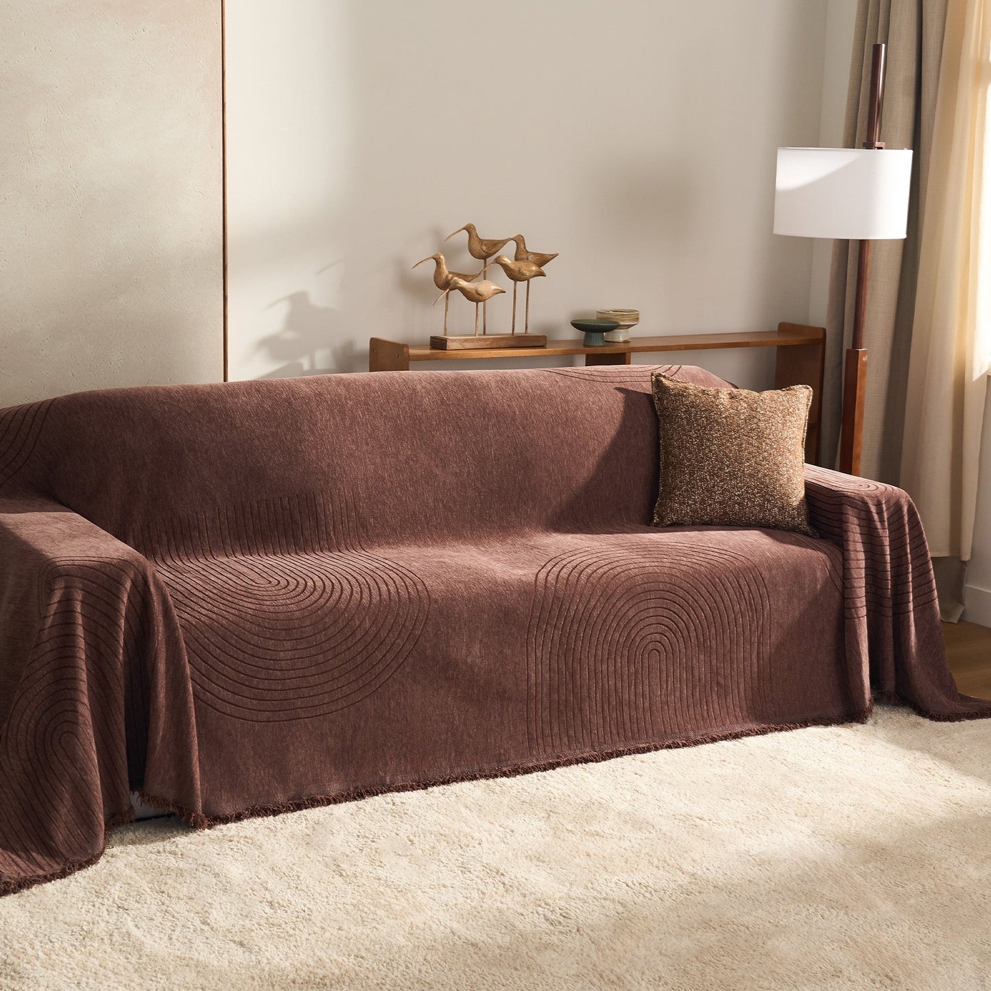 Copridivano Reversibile in Tessuto Confortevole con Design Funzionale e Look Versatile