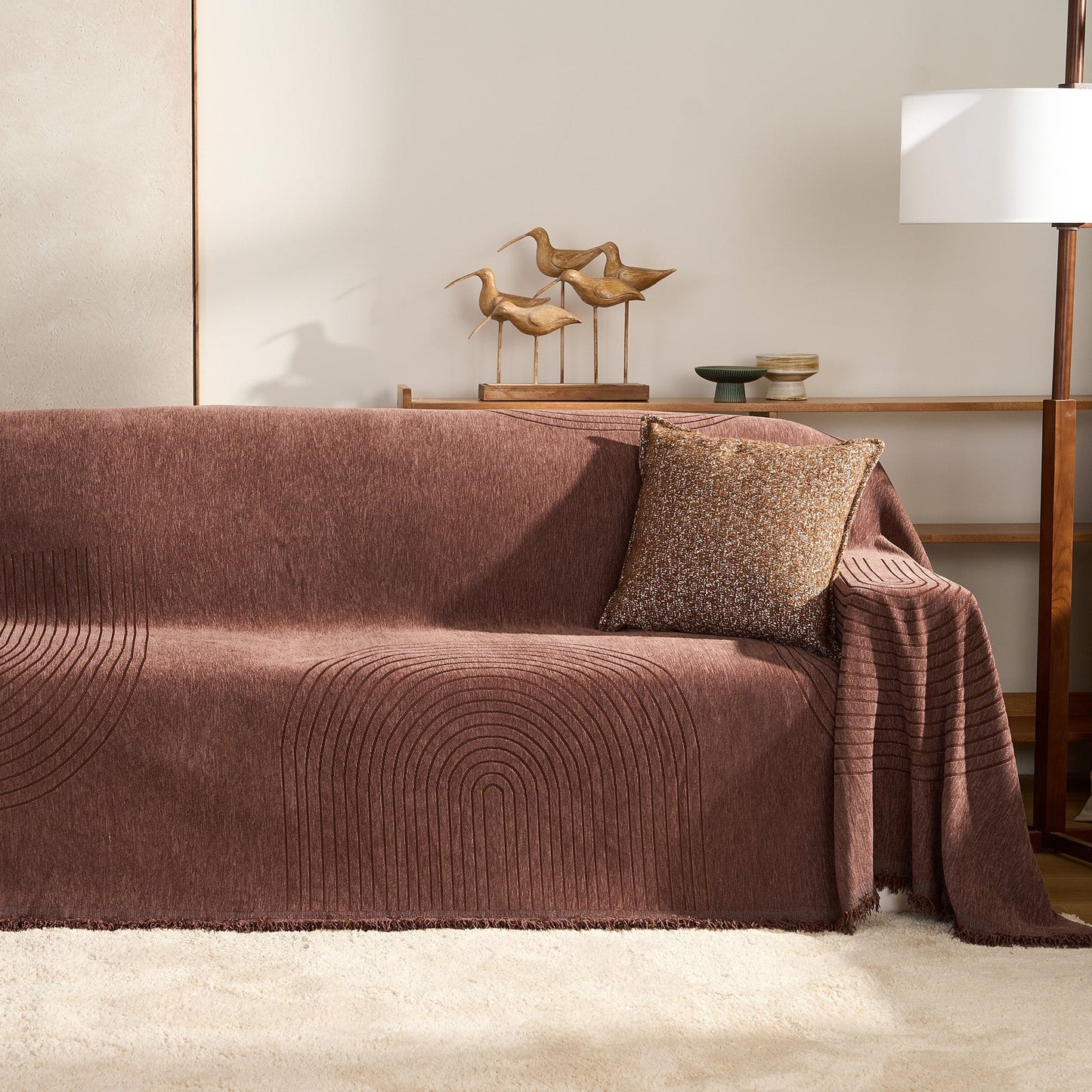 Copridivano Reversibile in Tessuto Confortevole con Design Funzionale e Look Versatile