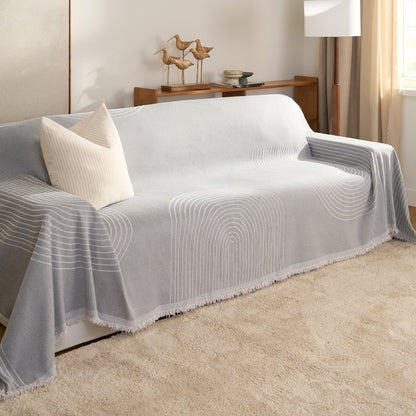 Copridivano Reversibile in Tessuto Confortevole con Design Funzionale e Look Versatile