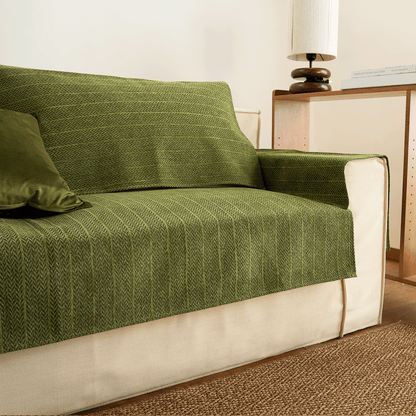 Copridivano con Aspetto Lussuoso in Tessuto Prestige, Perfetto per Chi Cerca Eleganza e Funzionalità