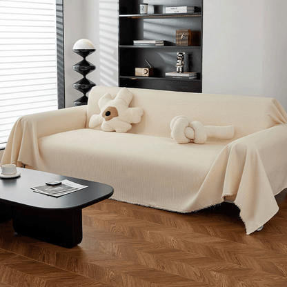 Copridivano Funzionale con Trattamento Idrorepellente, Protezione Elegante contro Liquidi e Usura