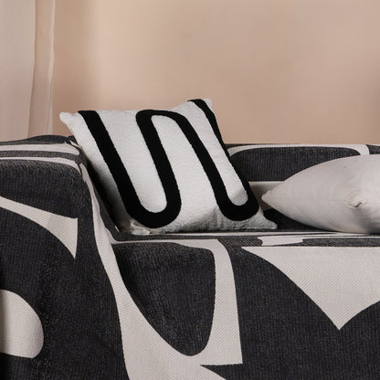 Elegante Copricuscino con Motivo Chic e Finiture di Alta Qualità