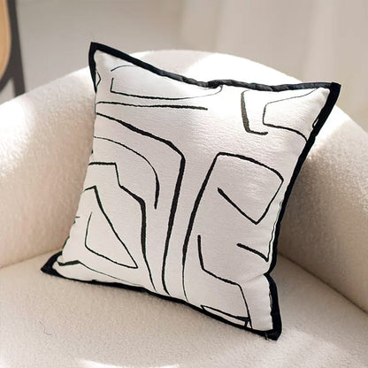 Elegante Copricuscino con Motivo Chic e Finiture di Alta Qualità
