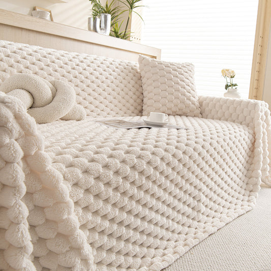 Copridivano in Tessuto Confortevole con Stile Chic e Finiture Eleganti