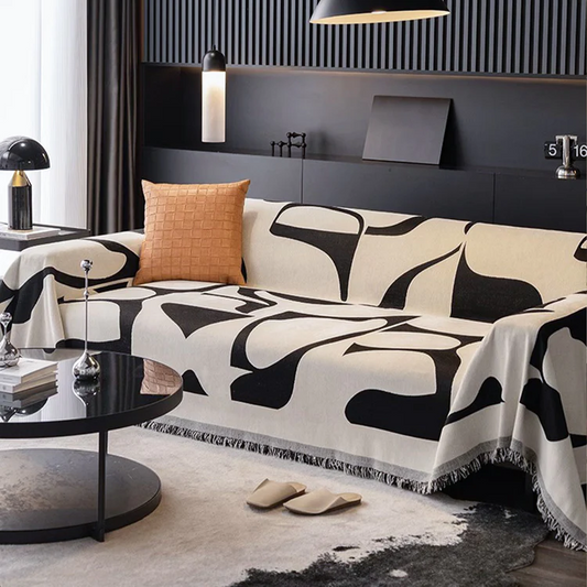 Copridivano Bianco dallo Stile Minimalista per un'Arredamento Moderno ed Essenziale