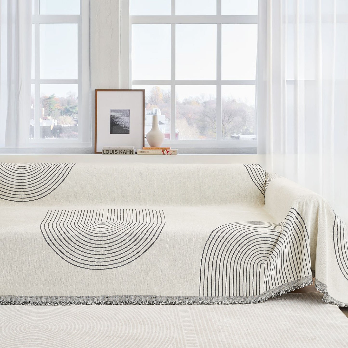 Copridivano Reversibile in Tessuto Confortevole con Design Funzionale e Look Versatile