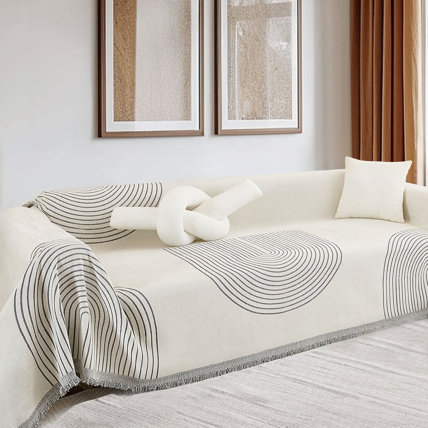 Copridivano Reversibile in Tessuto Confortevole con Design Funzionale e Look Versatile